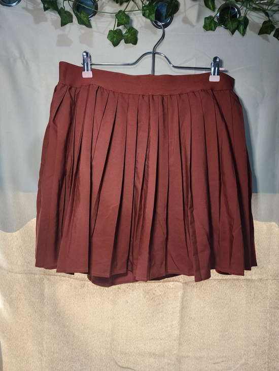 Rue21 Dresses & Skirts - Pleated Midi Skirt in Rust Brown - Women's Skirt